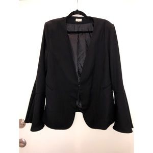 Tea & Cup Bell Sleeve Blazer